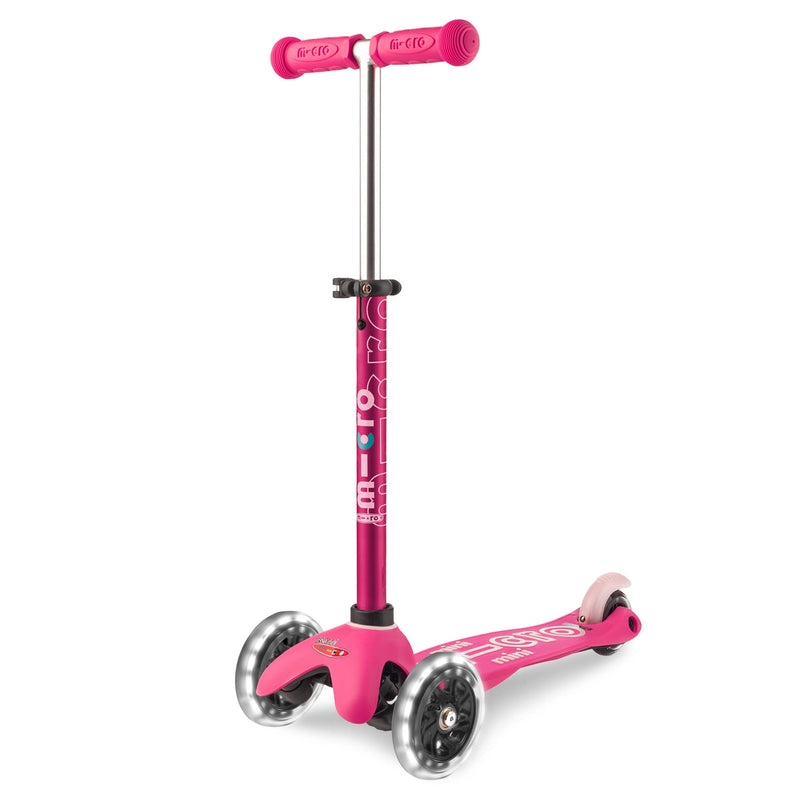 SCOOTER MINI DELUXE LED - ROSA