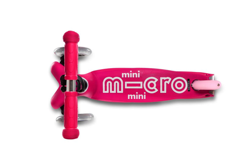 SCOOTER MINI DELUXE LED-ROSA