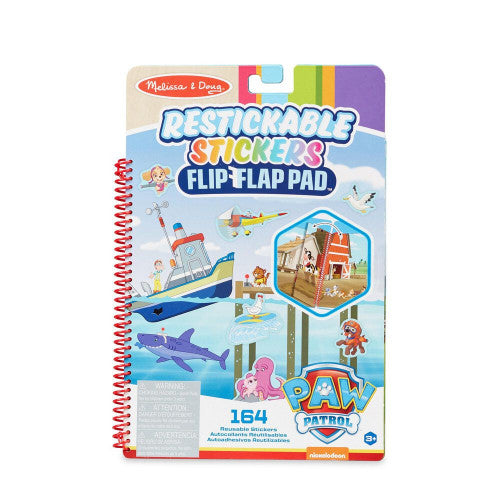 PAW PATROL WATER GUAU-STICKERS FLIP-FLAP AVENTURA BAY