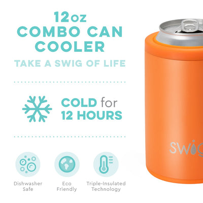 Vaso 12oz Combo Cooler-Naranja Mate