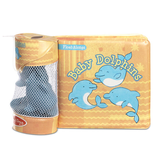 Libro de baño con flotador de Delfin bebe