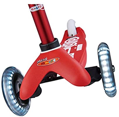 EL SCOOTER LED MINI DELUXE-ROJO