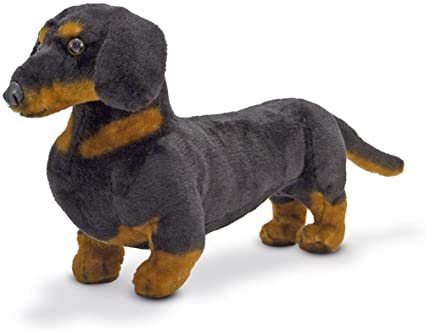 Peluche de perro tejonero