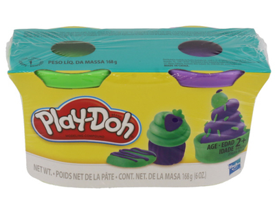 PAQUETE DE PLASTILINA PLAY-DOH, SET DE 2PZAS.