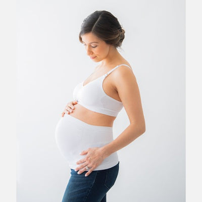 cinturón de soporte de vientre para maternidad, mediano,color blanco