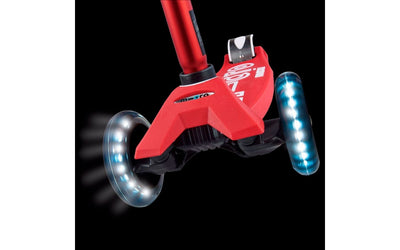 SCOOTER MAXI DELUXE LED-ROJO