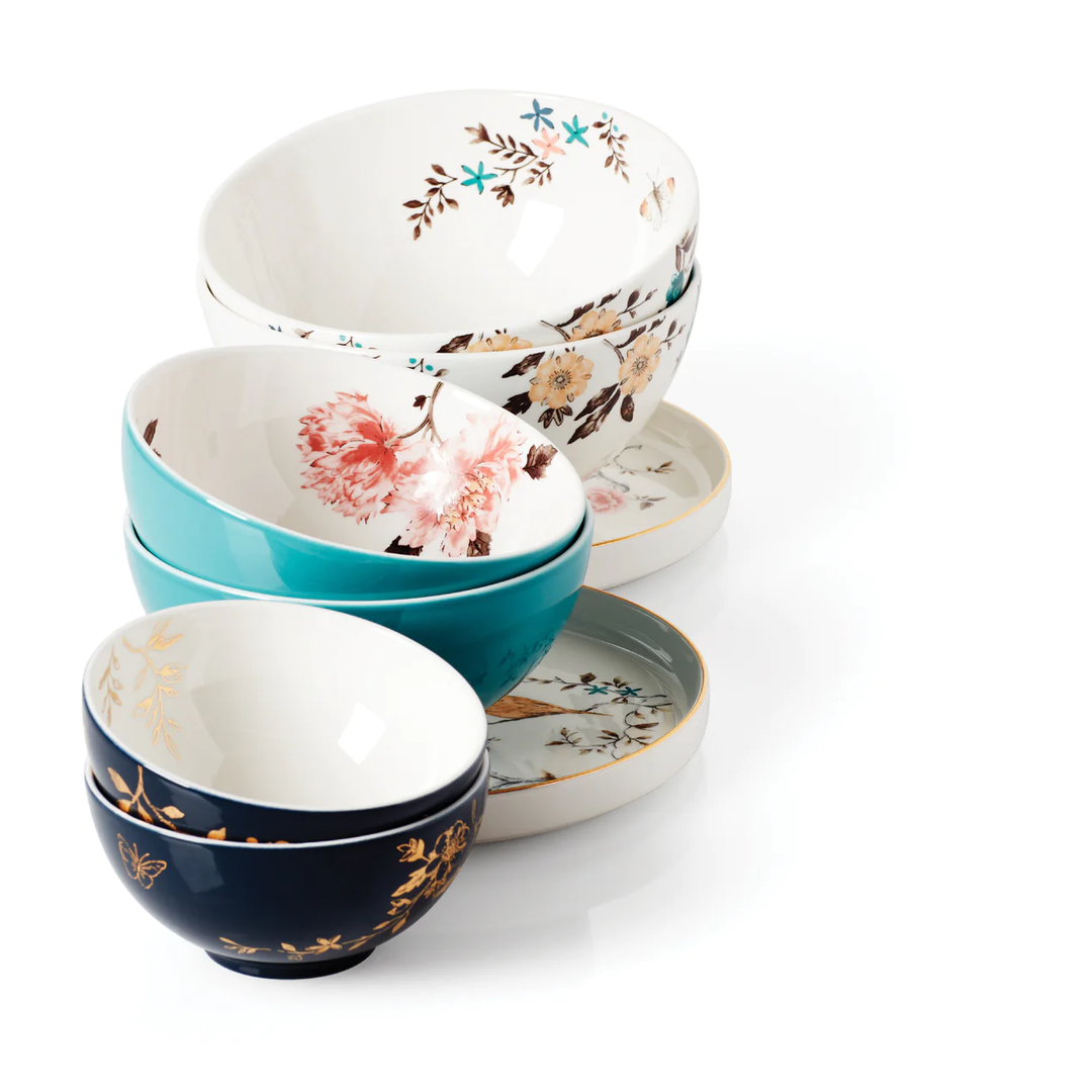 たち吉 DINERWARE RICHFELD SET DE BOUUL 8 PIEZAS NESTING DINNERWARE – Kennedy Home