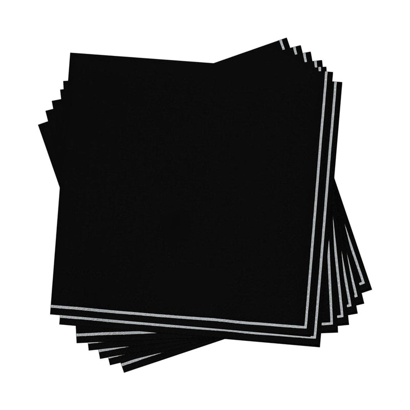 SET DE SERVILLETAS PEQUENA-NEGRO